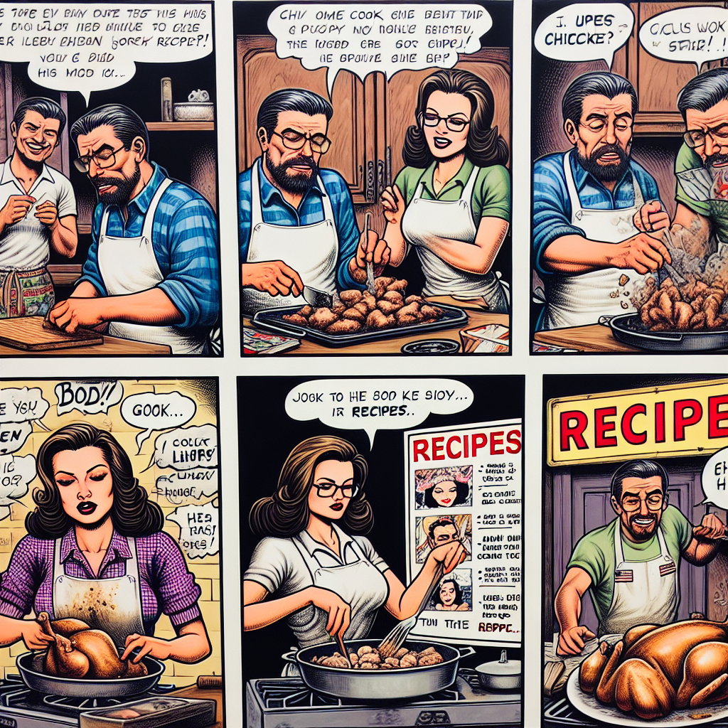 recipes step by step guide comic