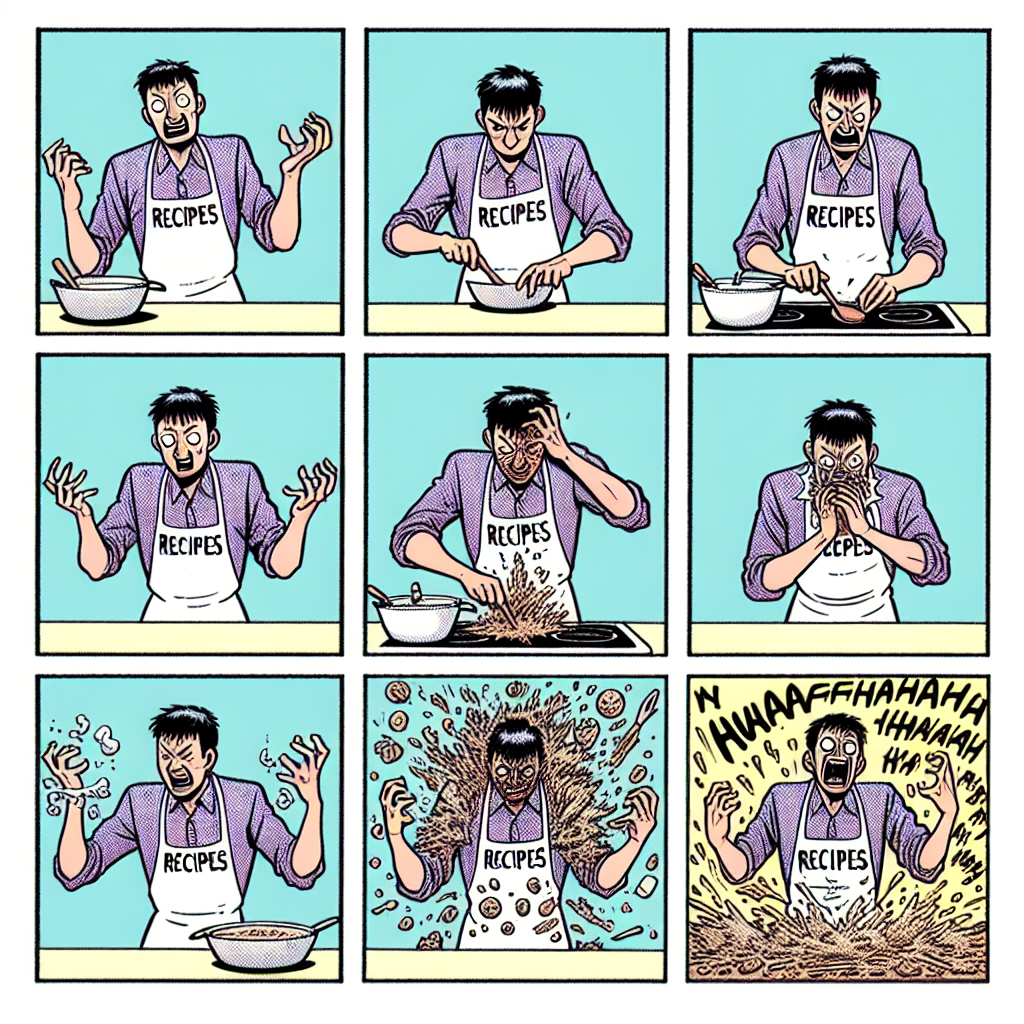 recipes step by step guide comic